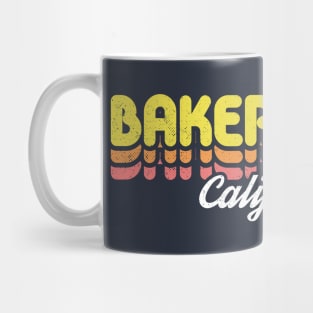 Retro Bakersfield California Mug